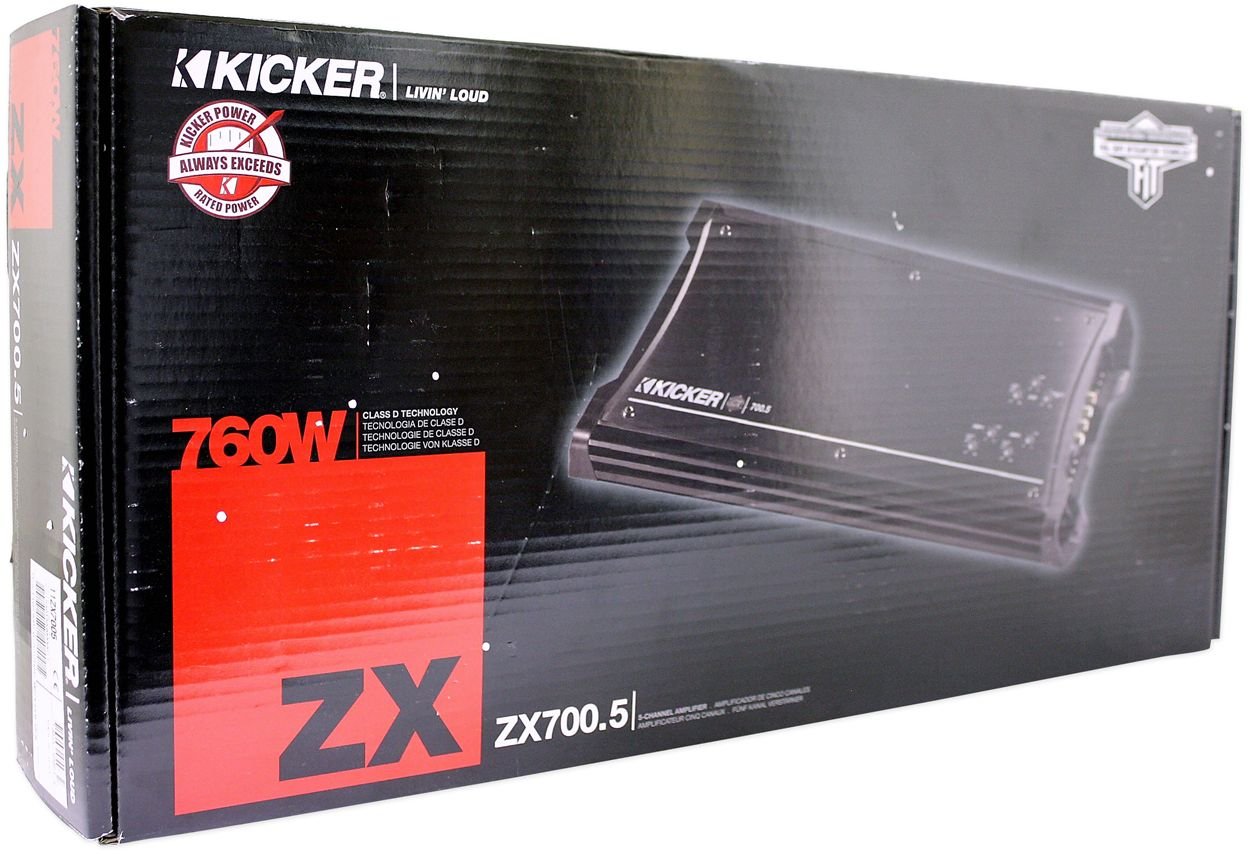 Kicker 11ZX7005 / ZX700.5 / ZX700.5 5 Channel 420W ZX Series